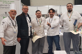 IT Tralee National Culinary Apprenticeship Students Get Gold at Food and Bev Live 2020