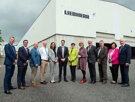 Liebherr and Lero partner to further develop the smart shipping container cranes of the future - Minister for Education launches four-year research partnership between Lero, MTU and Liebherr.